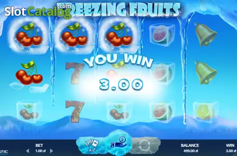 Скрин4. Freezing Fruits слот