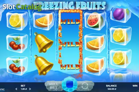 Скрин7. Freezing Fruits слот