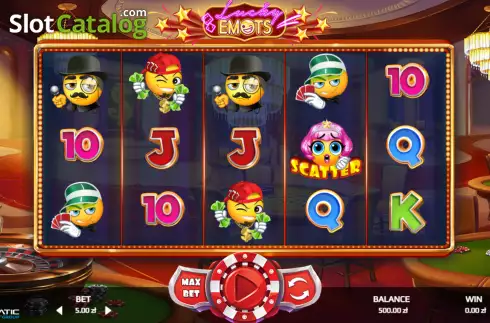 Скрин2. Lucky Emots слот