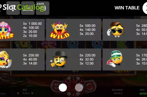 Скрин7. Lucky Emots слот