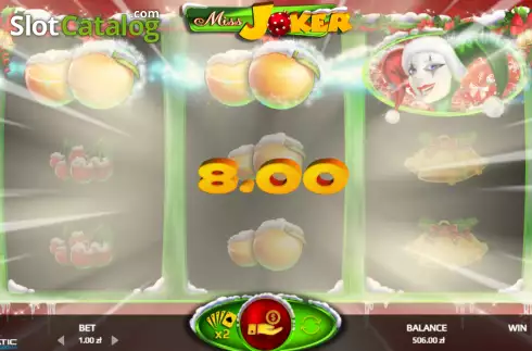 Скрин3. Miss Joker Cristmas слот