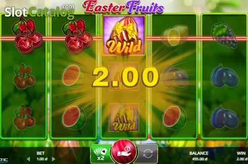 Скрин3. Easter Fruits слот