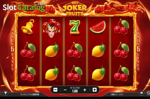 Скрин2. Hot Joker Fruits слот