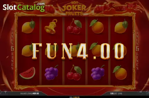 Скрин3. Hot Joker Fruits слот