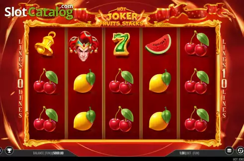 Скрин2. Hot Joker Fruits Stacks слот