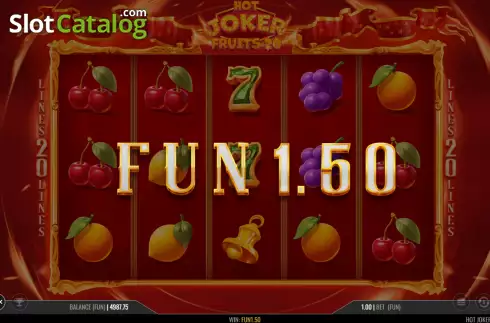Скрин3. Hot Joker Fruits 20 слот