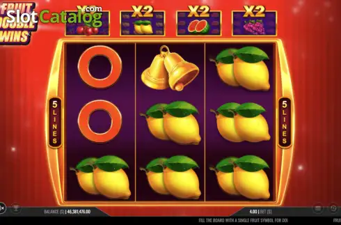 Скрин2. Fruit Double Wins слот