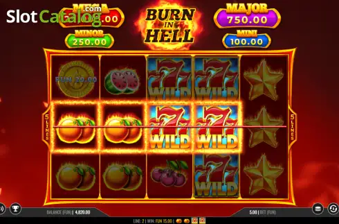 Скрин3. Burn in Hell слот