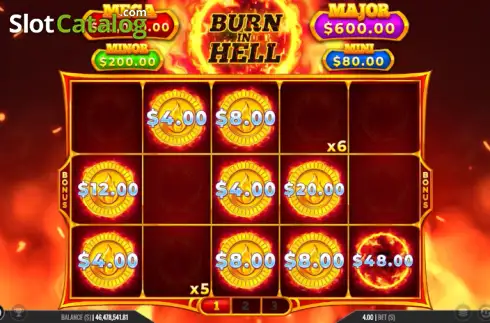 Скрин4. Burn in Hell слот