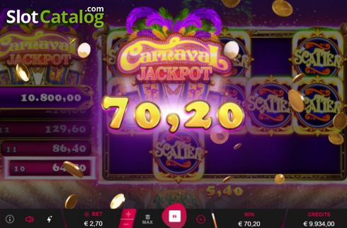 Скрин9. Carnaval Jackpot слот