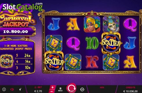 Скрин3. Carnaval Jackpot слот