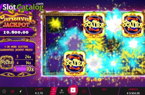 Скрин6. Carnaval Jackpot слот