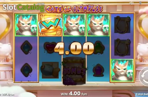 Скрин5. Cats of Olympuss слот
