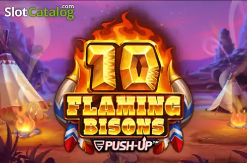 10 Flaming Bisons слот