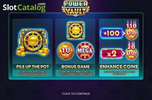 Скрин2. Power Vault слот