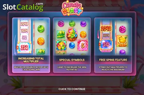 Скрин2. Candy Blast (Push Gaming) слот