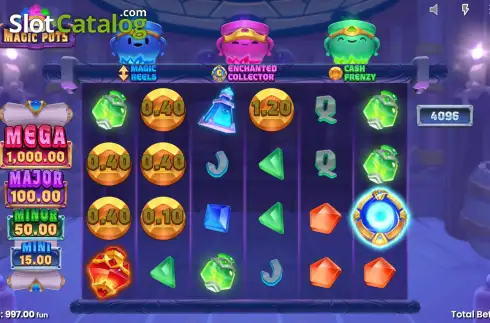 Скрин4. 3 Magic Pots слот