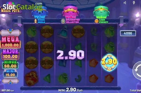 Скрин5. 3 Magic Pots слот