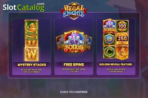 Скрин2. Regal Knights слот