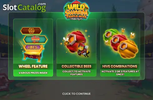 Скрин2. Wild Swarm Triple Hive слот