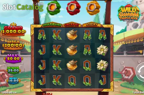 Скрин3. Wild Swarm Triple Hive слот