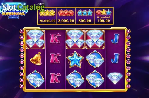 Скрин2. Diamond Supernova 20 слот