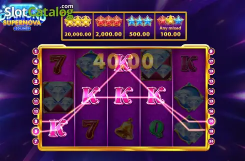 Скрин3. Diamond Supernova 20 слот