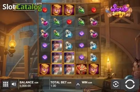 Скрин3. Wizard Shop (Push Gaming) слот