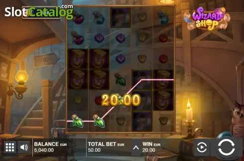 Скрин5. Wizard Shop (Push Gaming) слот