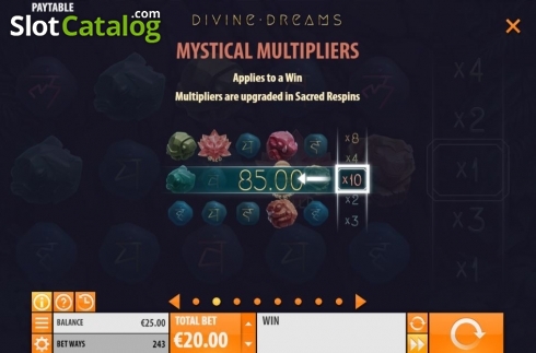 Скрин6. Divine Dreams слот