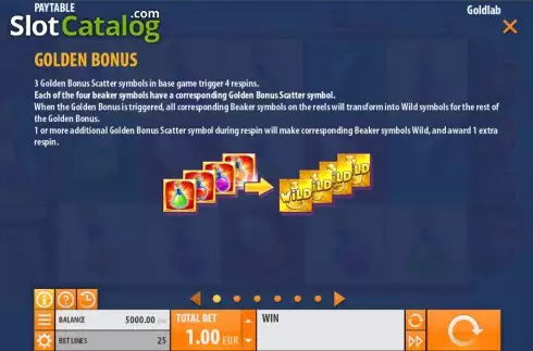 Скрин2. Gold Lab слот