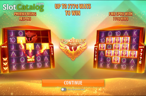 Скрин2. Phoenix Sun слот
