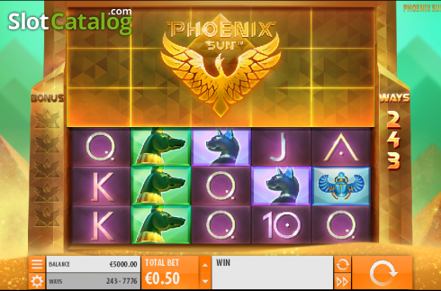 Скрин3. Phoenix Sun слот
