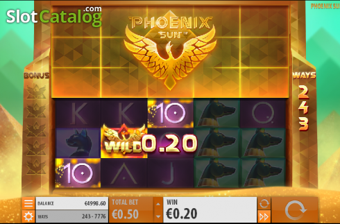 Скрин5. Phoenix Sun слот