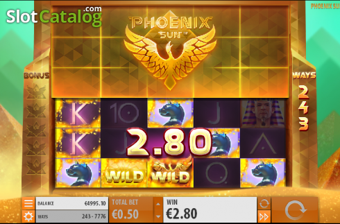 Скрин6. Phoenix Sun слот