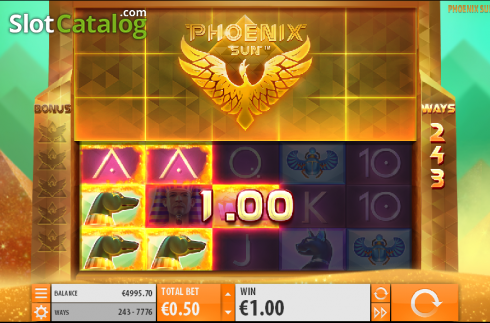 Скрин4. Phoenix Sun слот
