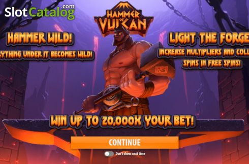 Скрин2. Hammer of Vulcan (Quickspin) слот