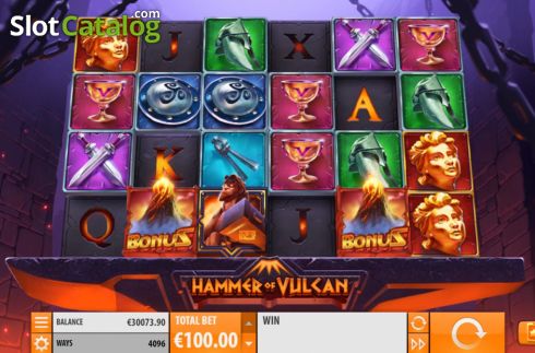 Скрин3. Hammer of Vulcan (Quickspin) слот