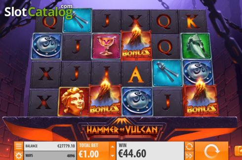Скрин6. Hammer of Vulcan (Quickspin) слот