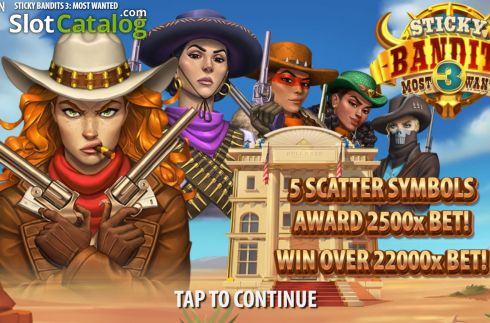 Скрин2. Sticky Bandits 3 Most Wanted слот