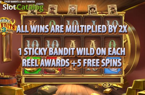 Скрин9. Sticky Bandits 3 Most Wanted слот