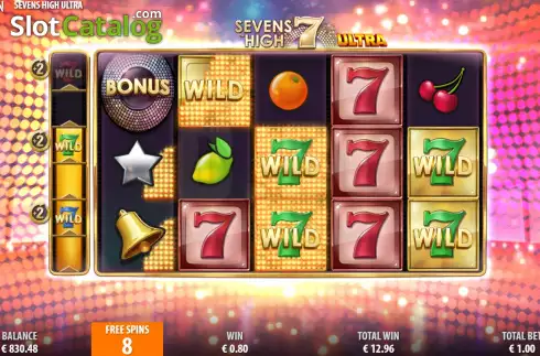 Скрин8. Sevens High Ultra слот