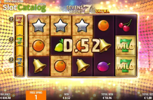 Скрин9. Sevens High Ultra слот