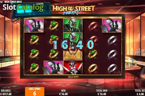 Скрин9. Highstreet Heist слот