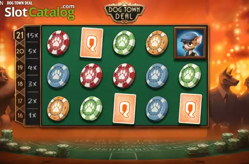 Скрин5. Dog Town Deal слот