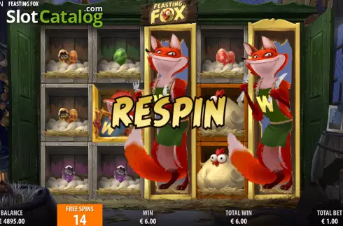 Скрин8. Feasting Fox слот