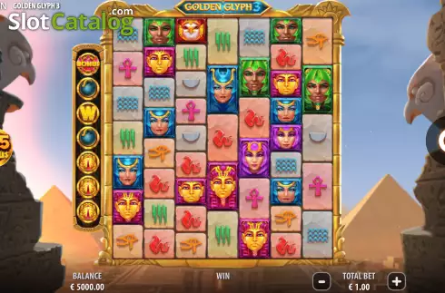 Скрин3. Golden Glyph 3 слот