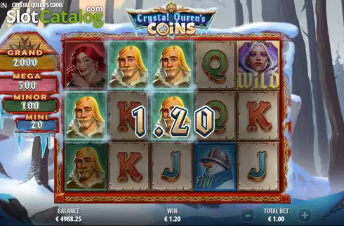 Скрин3. Crystal Queen's Coins слот