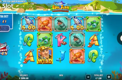 Скрин2. Epic Fish Marlin Madness слот