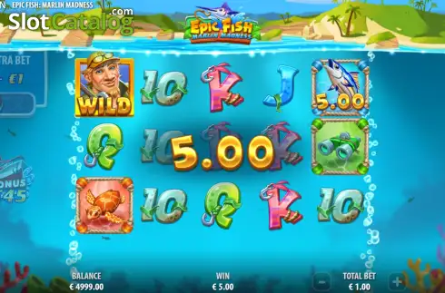 Скрин3. Epic Fish Marlin Madness слот